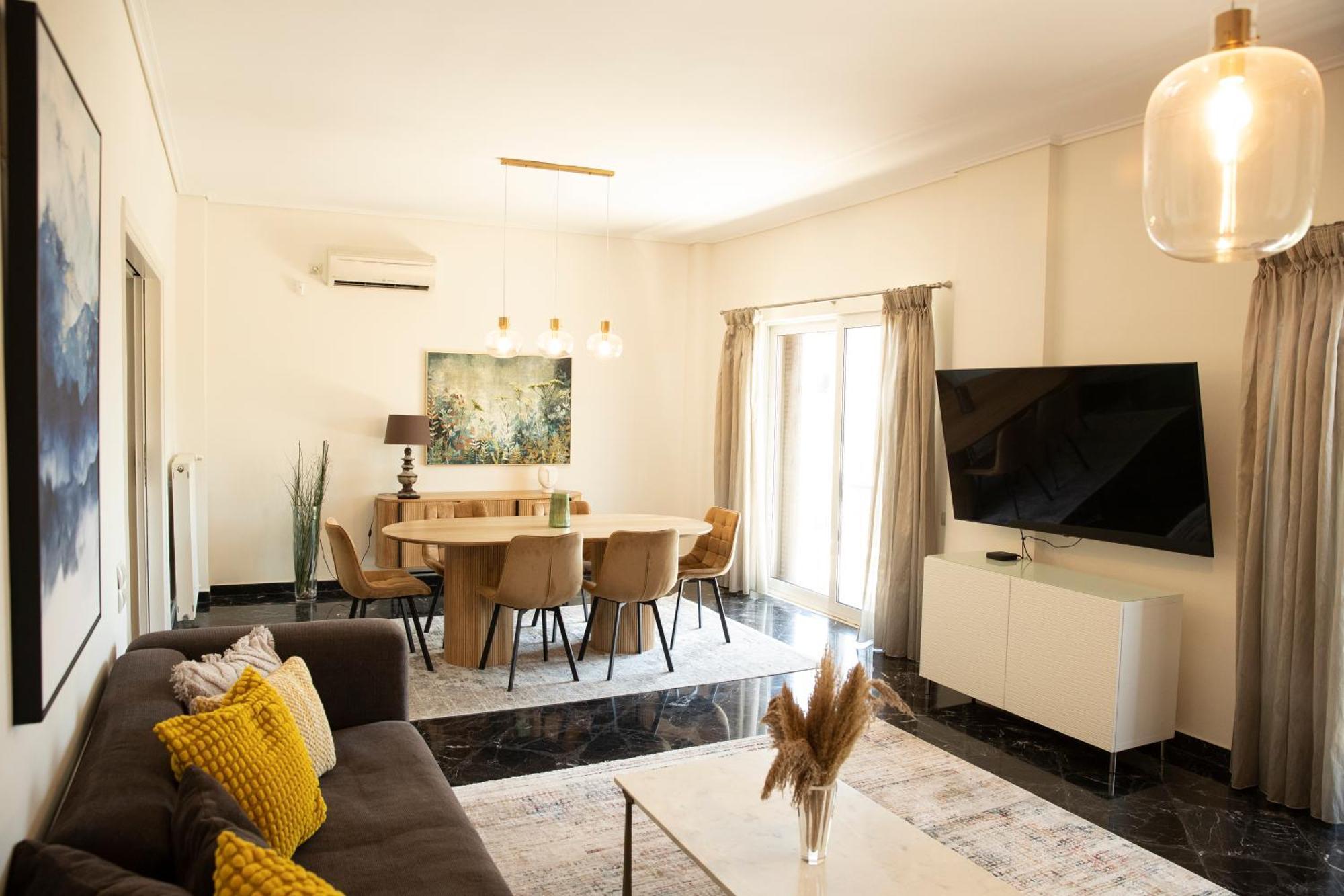 Spacious Glyfada Golf 4Br -Near Beach + Shops Atina Dış mekan fotoğraf
