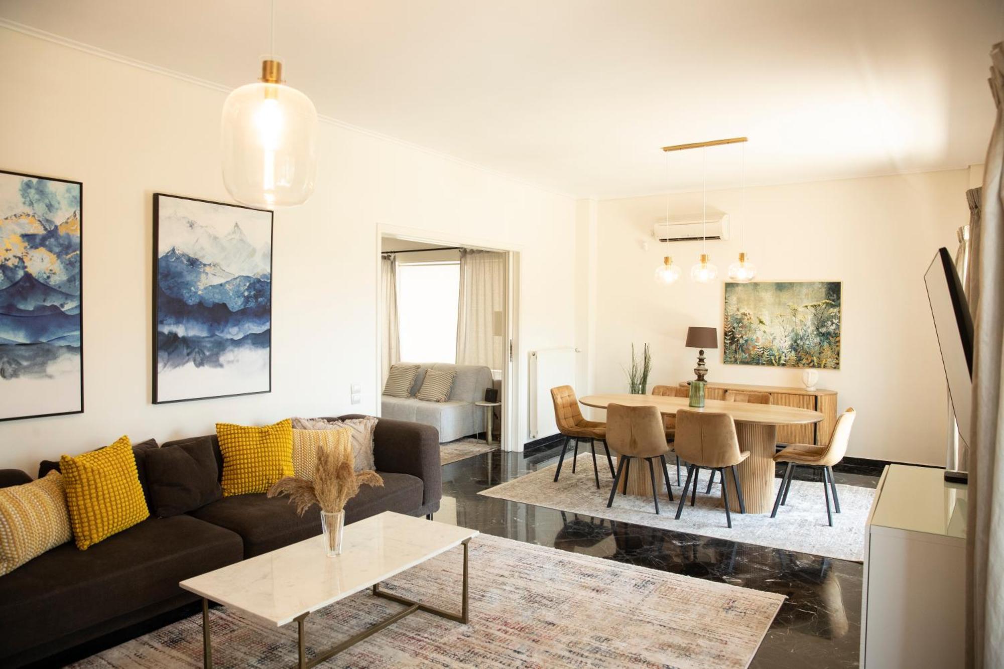 Spacious Glyfada Golf 4Br -Near Beach + Shops Atina Dış mekan fotoğraf